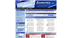 Desktop Screenshot of domena.sk